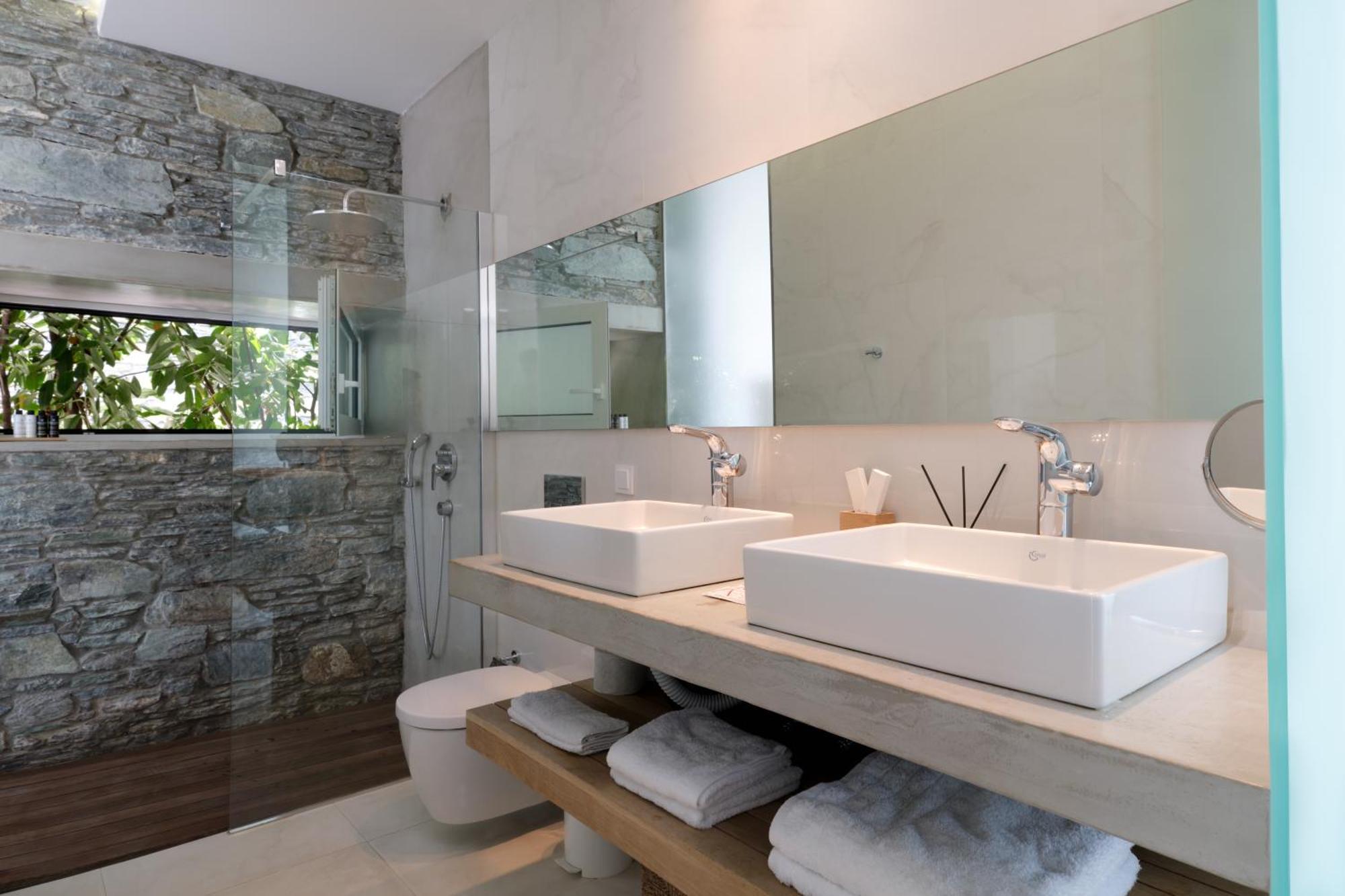 A - Luxury Villas Plomari Bagian luar foto