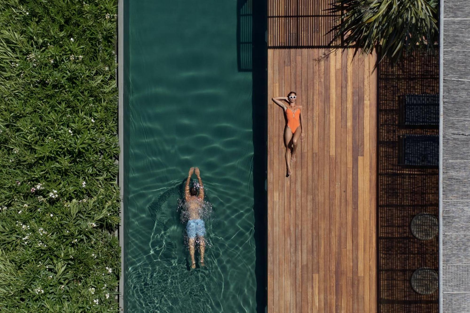 A - Luxury Villas Plomari Bagian luar foto