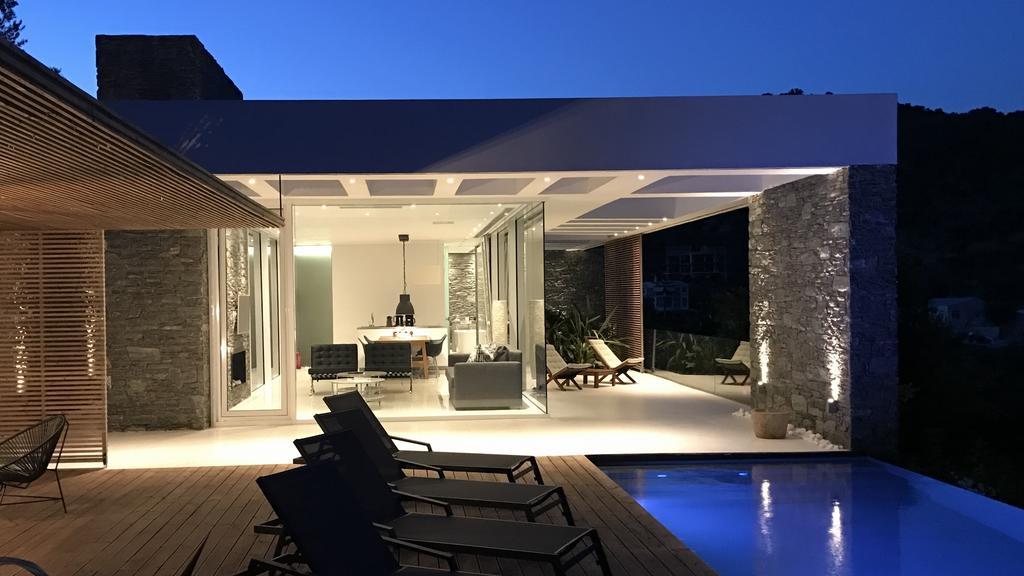 A - Luxury Villas Plomari Bagian luar foto